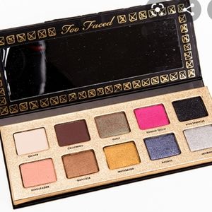 Too Faced pretty rebel palette, eyeshadow palette